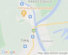 8 szállás Tokaj térképén