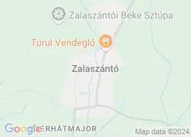 25 szlls Zalasznt trkpn