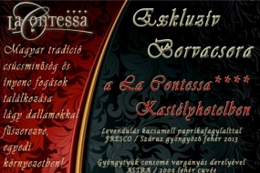Exkluzív Borvacsora Exkluzív Borvacsora